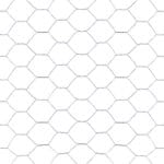 Metalowa siatka na balkon 2,5x2,5 cm sześciokątna hex trwałe zabezpieczenie