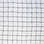 Czarna siatka na balkon z drucikiem 3x3 cm wytrzymała